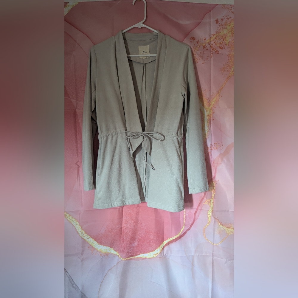 Thread Supply Suede Draw String Waist Jacket